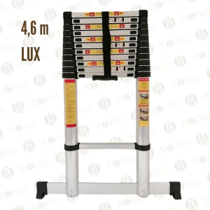 Teleskopický hliníkový žebřík RONO LUX 4,6 m