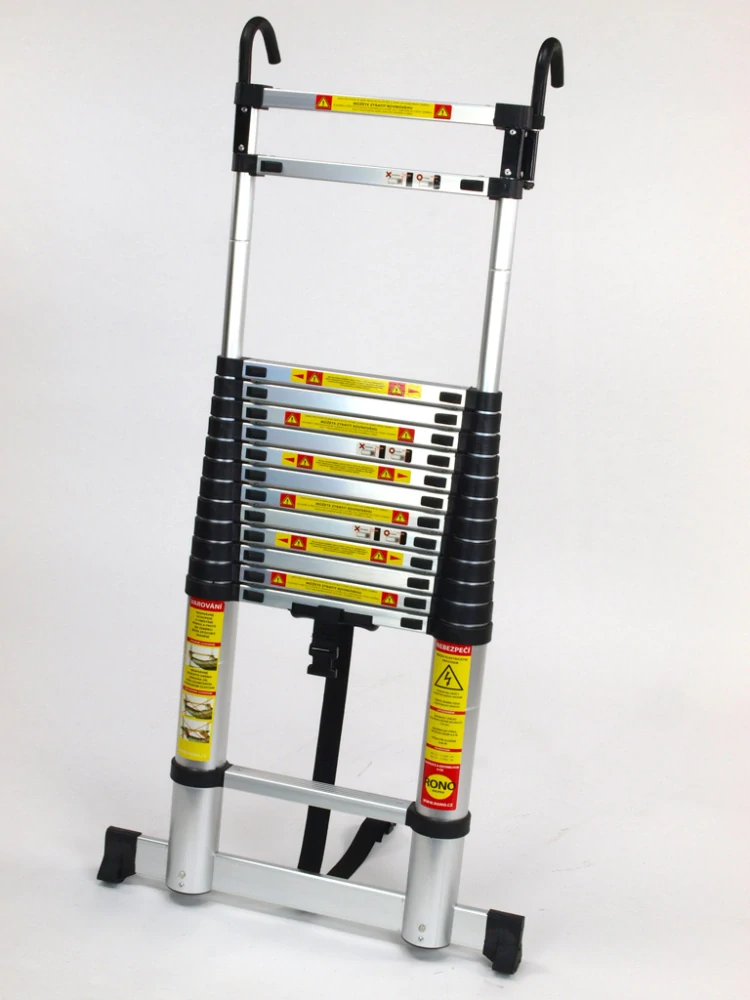 Teleskopický hliníkový žebřík RONO PROFI 4,4m